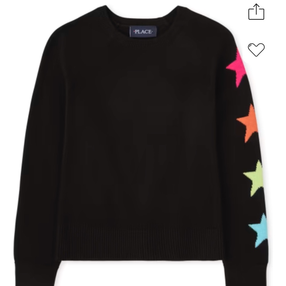 CHILDREN’S PLACE Rainbow Star Sweater.